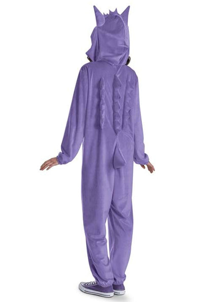 Adult Deluxe Pokémon Gengar Hooded Jumpsuit Costume - US 0048