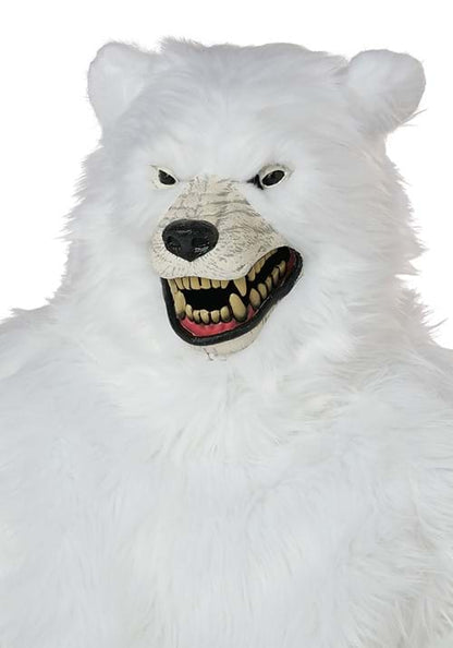 Adult Deluxe Polar Bear with Ani-Motion Costume Mask - US 2524