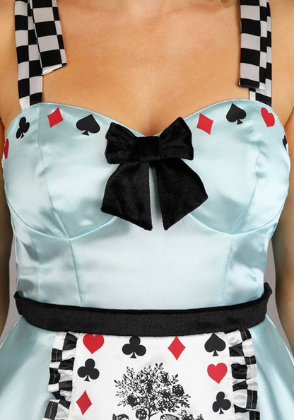 Women's Deluxe Punky Alice Costume Dress - US 6693