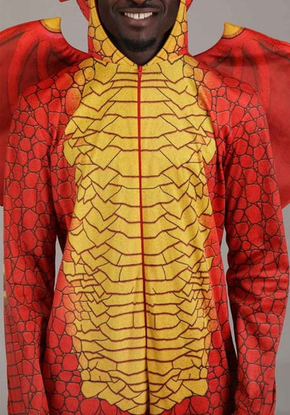Adult Deluxe Red Dragon Costume - US 3015