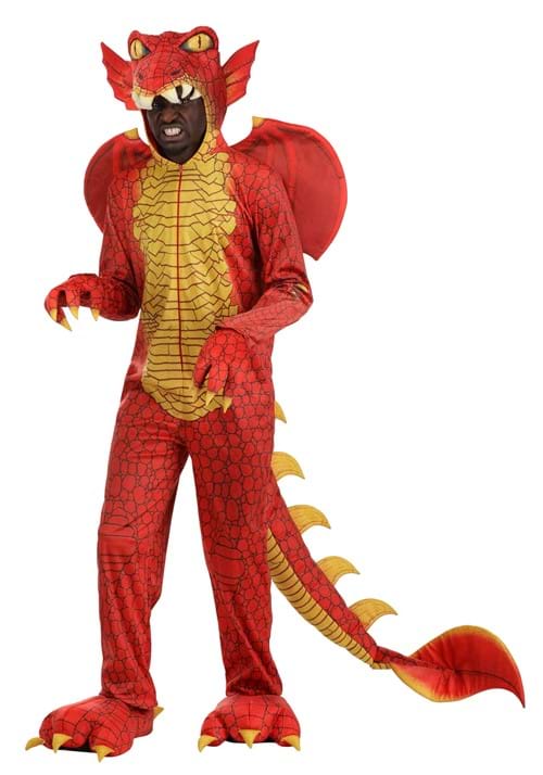 Adult Deluxe Red Dragon Costume - US 3015