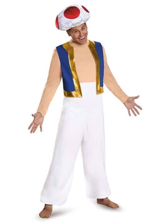 Deluxe Adult Toad Costume - US 7047