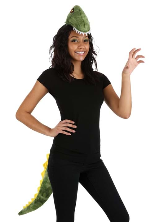 Adult Green Dinosaur Costume Kit - US 2443