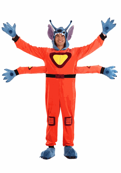 Disney Lilo & Stitch Alien Stitch Costume for Adults - US 6770