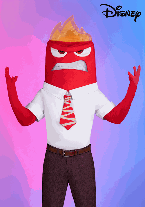 Disney and Pixar Anger Adult Costume - US 4105