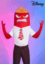 Disney and Pixar Anger Adult Costume - US 4105
