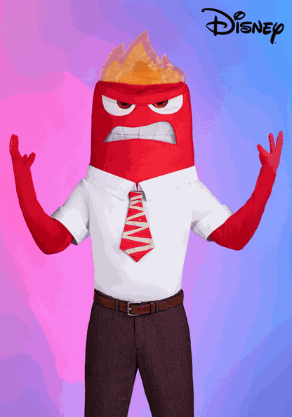 Disney and Pixar Anger Adult Costume - US 4105
