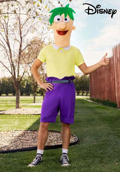Disney Phineas and Ferb Ferb Costume for Men - US 9040