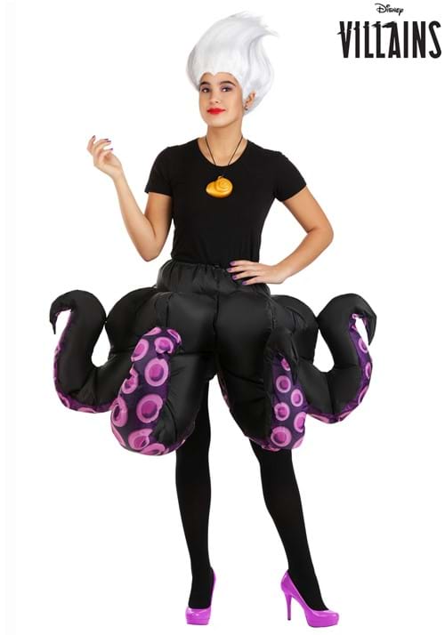 Women's Ursula Inflatable Short Skirt and Necklace Costume - US 0930