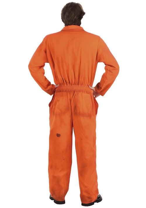 Distressed Prisoner Jumpsuit Costume for Adults - US 9601