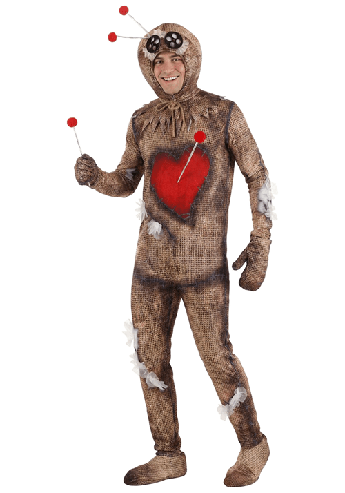 Adult Distressed Voodoo Doll Costume - US 9982