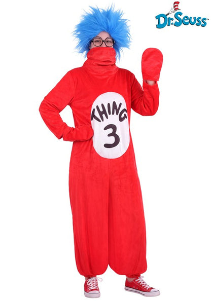 Adult Dr. Seuss Cat in the Hat Thing 3 Costume - US 6278
