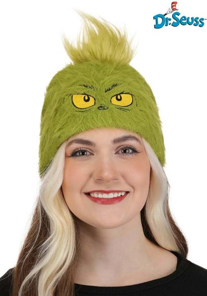Dr. Seuss Grinch Fuzzy Adult Beanie - US 5530