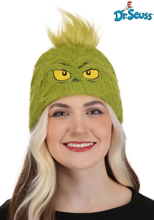 Dr. Seuss Grinch Fuzzy Adult Beanie - US 5530