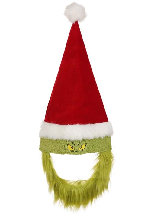 Dr. Seuss Grinch Santa Adult Costume Hat - US 7490