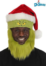 Dr. Seuss Grinch Santa Adult Costume Hat - US 7490