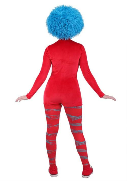 Women's Dr. Seuss Thing 1 and Thing 2 Costume Romper - US 0162