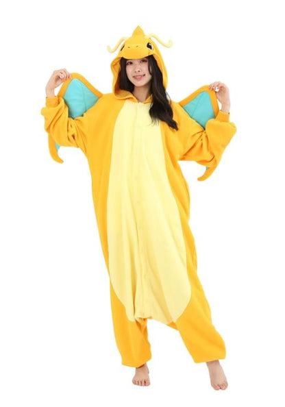 Adult Pokémon Dragonite Kigurumi Costume Onesie - US 6627