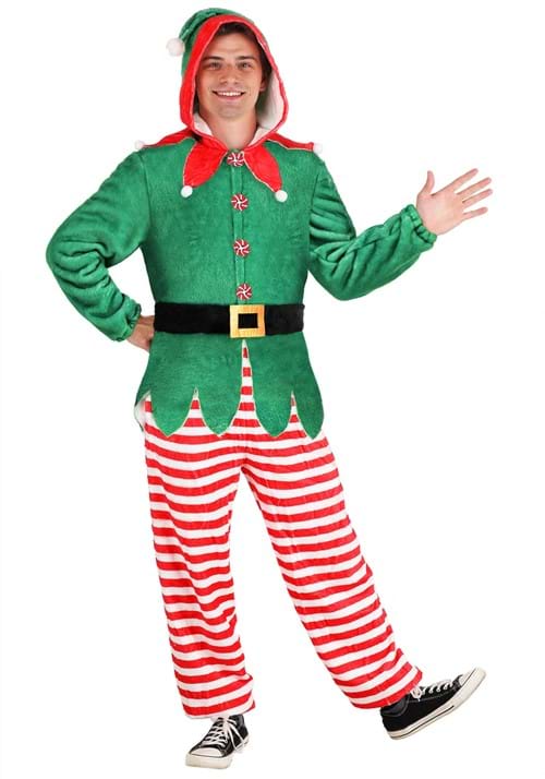Elf Jumpsuit Costume for Adults - US 6155