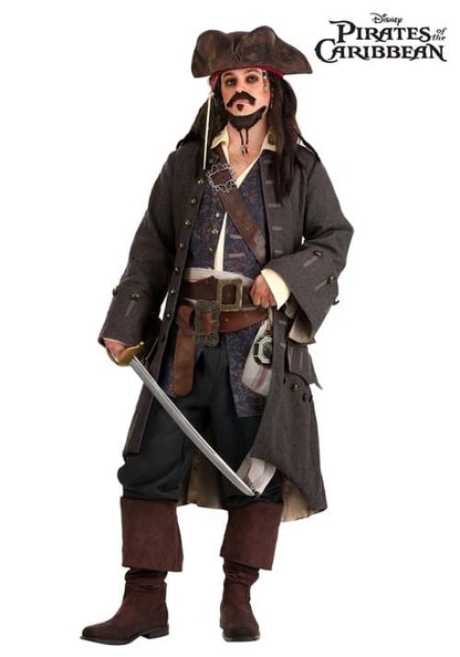 Men's Elite Disney Jack Sparrow Costume - US 3466