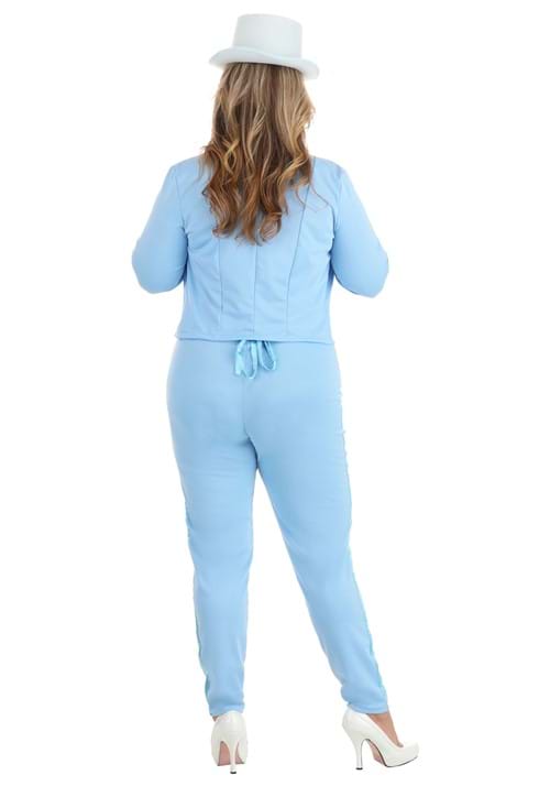 Female Blue Tuxedo Costume for Adults - US 2865