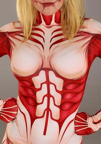 Attack on Titan Female Titan Costume for Women - US 1196