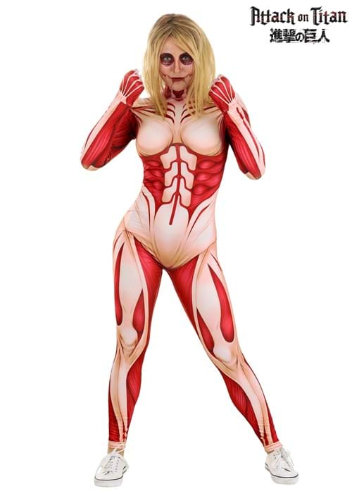 Attack on Titan Female Titan Costume for Women - US 1196