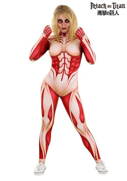 Attack on Titan Female Titan Costume for Women - US 1196