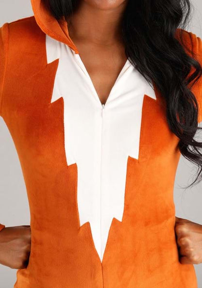 Fierce Fox Costume Romper for Women - US 8922