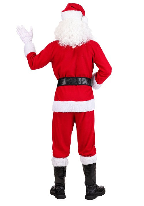 Men's Flannel Santa Claus Costume - US 8400