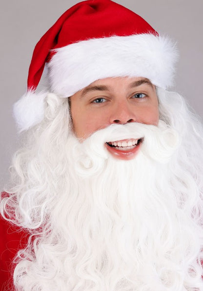Men's Flannel Santa Claus Costume - US 8400