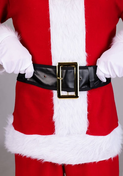 Men's Flannel Santa Claus Costume - US 8400
