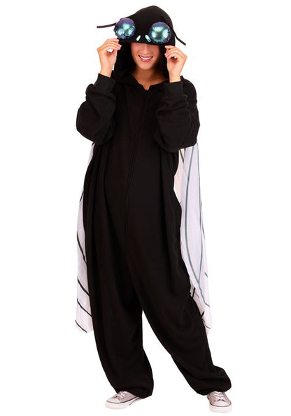 Adult Fleece Fly Costume Onesie - US 5340
