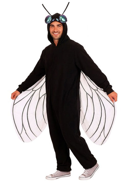 Adult Fleece Fly Costume Onesie - US 5340