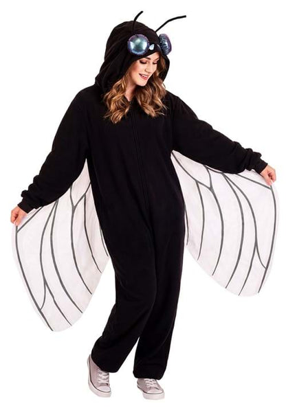Adult Fleece Fly Costume Onesie - US 5340