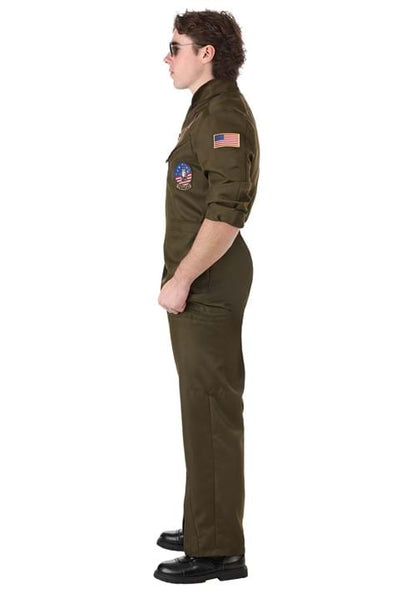 Adult Top Gun Deluxe Flight Suit Costume - US 6415