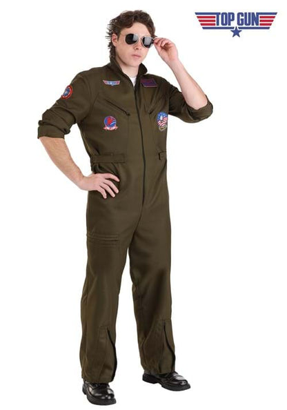 Adult Top Gun Deluxe Flight Suit Costume - US 6415