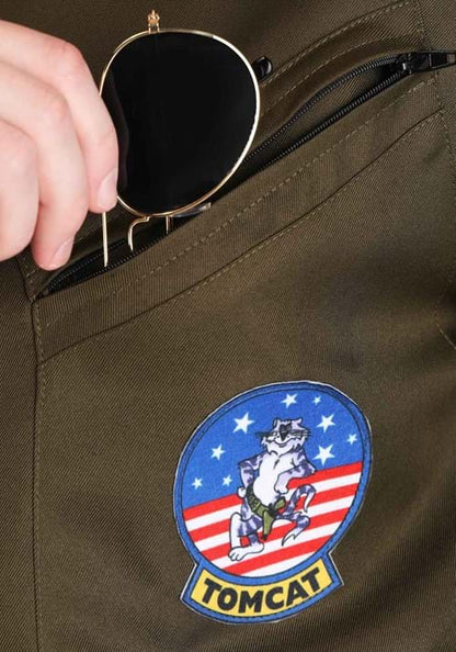 Adult Top Gun Deluxe Flight Suit Costume - US 6415