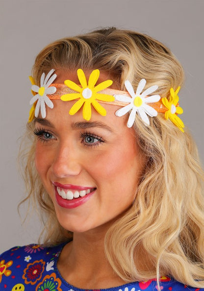 Women's Flower Power Hippie Costume Dress - US 8836