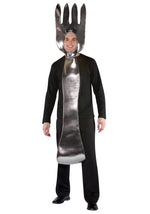 Massive Silver Fork Adult Costume - US 9284
