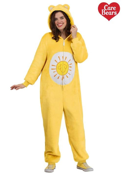 Adult Care Bears Funshine Bear Costume Onesie - US 1955