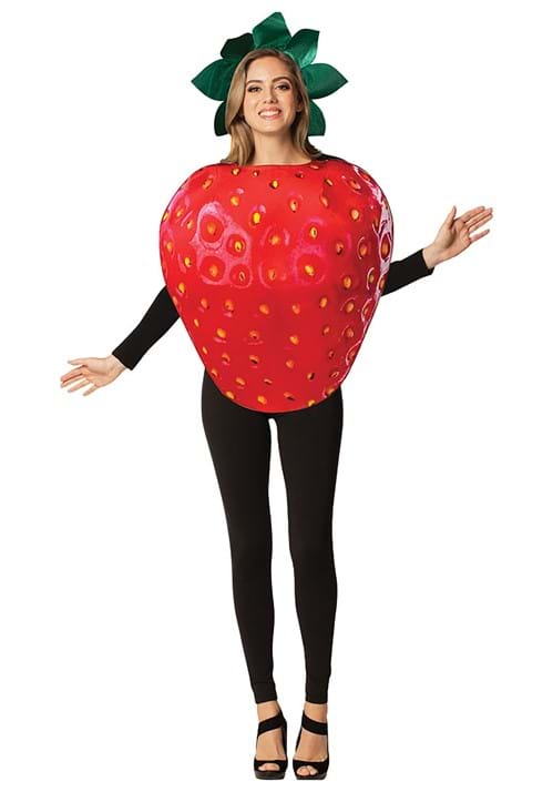 Get Real Strawberry Costume for Adults - US 3646