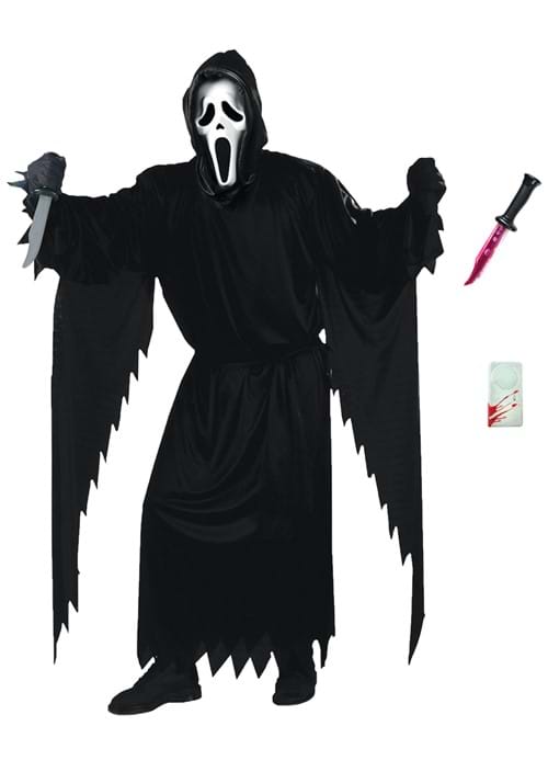 Ghost Face Costume Set for Adults - US 9803