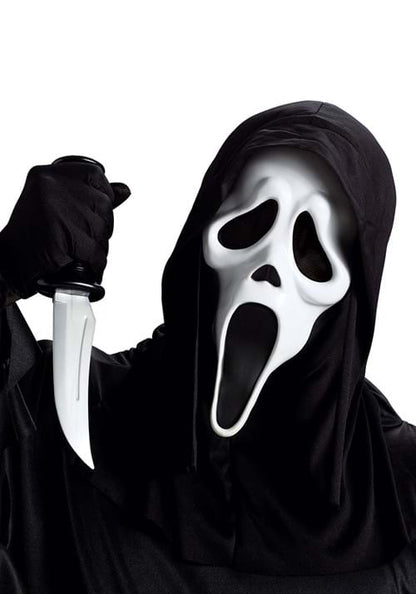 Adult Ghost Face Mask with Knife Costume Kit - US 9876