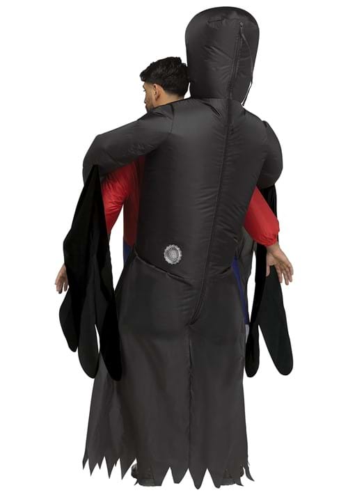 Ghost Face Piggyback Inflatable Costume for Adults - US 9268