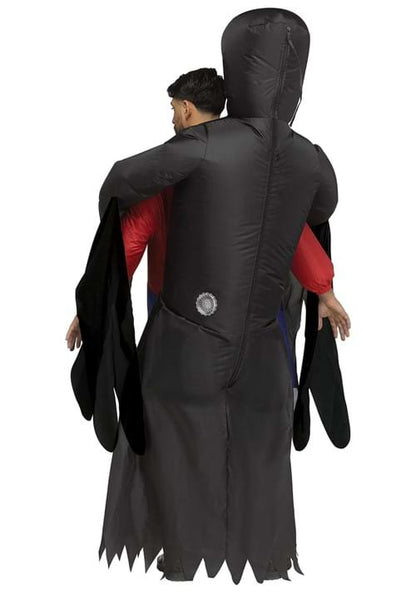 Ghost Face Piggyback Inflatable Costume for Adults - US 9268