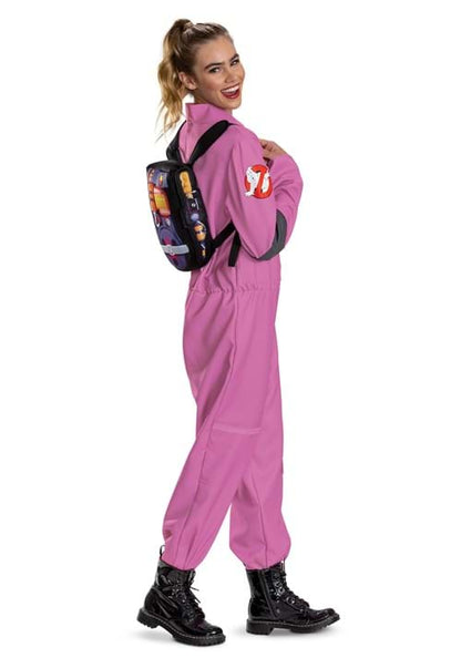 Women's Ghostbusters Pink Classic Jumpsuit Costume - US 8377