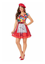 Women's Glamour Gumball Machine Costume - US 2126