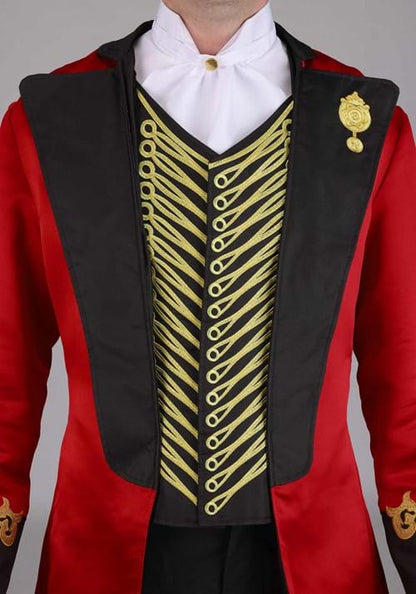 Men's Greatest Showman P.T. Barnum Ringmaster Costume - US 6800