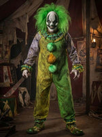 Adult Green Carousel Clown Costume with Mask - US 2620